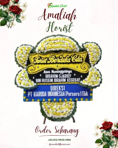Papan Bunga Duka di Pasirbiru